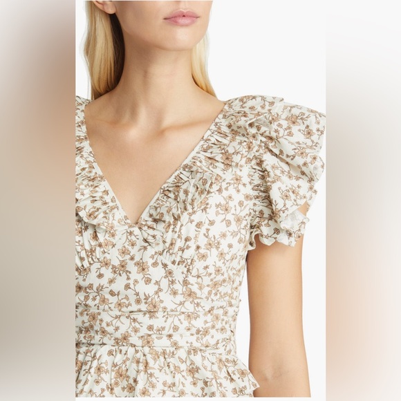 Floral Open-Back Maxi Dress by En Saison - Picture 5 of 15